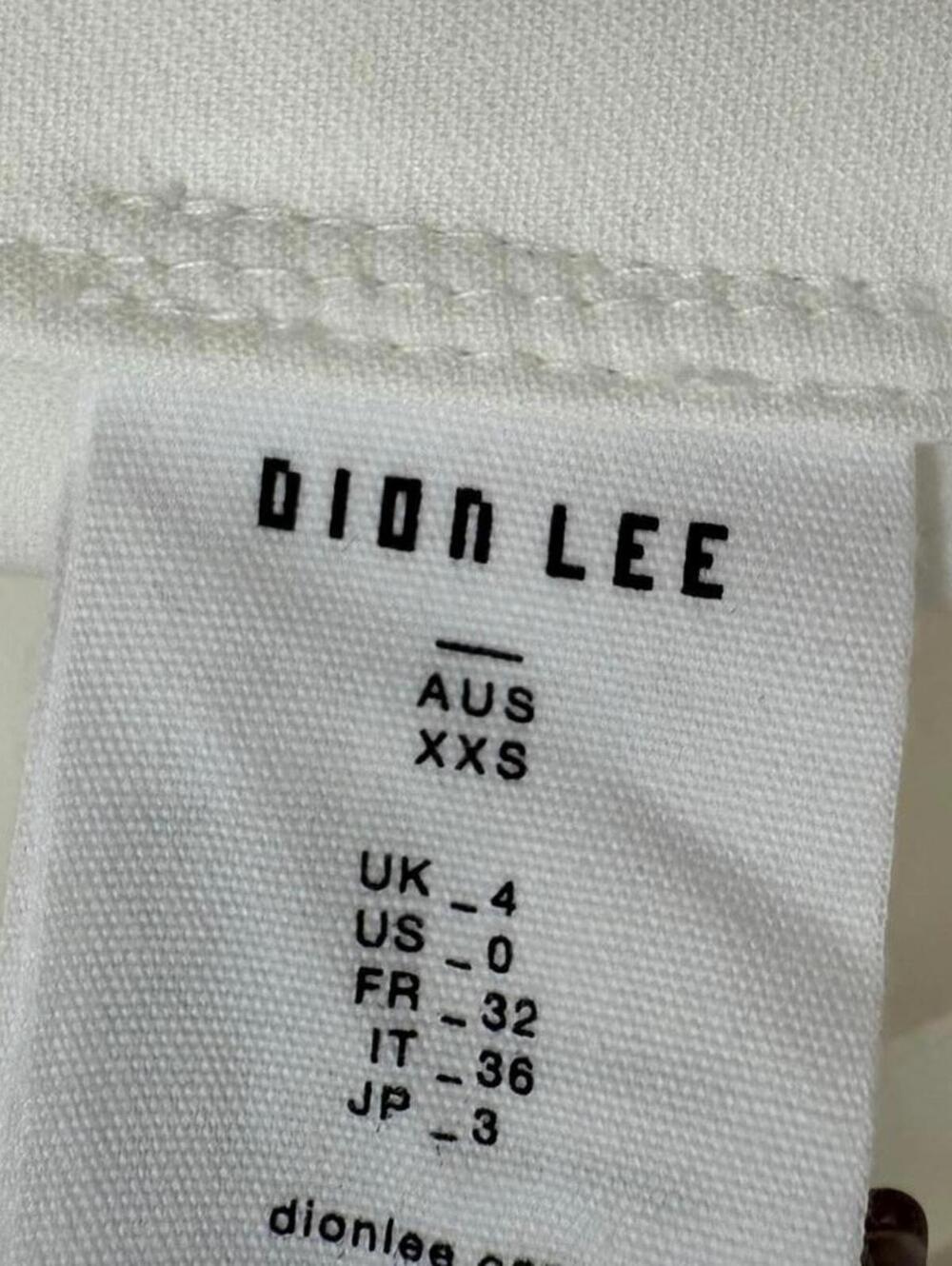 NWT DION LEE $980 Ivory Cinch-Back Oversized Blazer Gold Hardware Luxe Runway - Picture 14 of 15